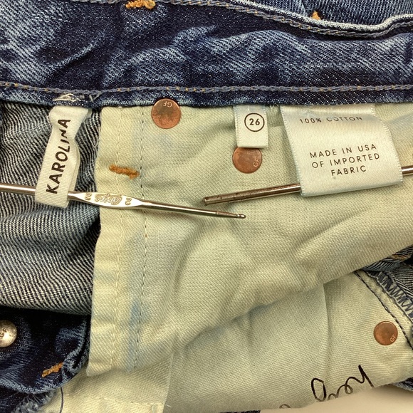 GRLFRND Karolina Distressed Buttonfly Jeans - Picture 11 of 12